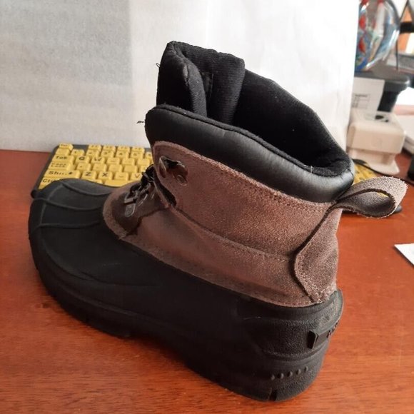 Totes Men\'s Waterproof Snow Winter Boots Size 8 PreLoved Very Good Condition